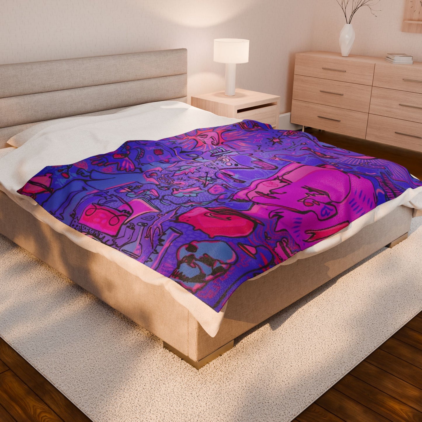 Dream Debris - Velveteen Plush Blanket
