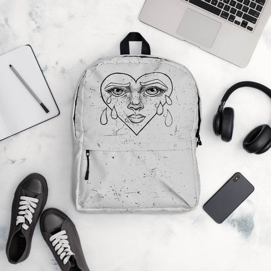 Crybaby Heart Backpack - Mung Bean!