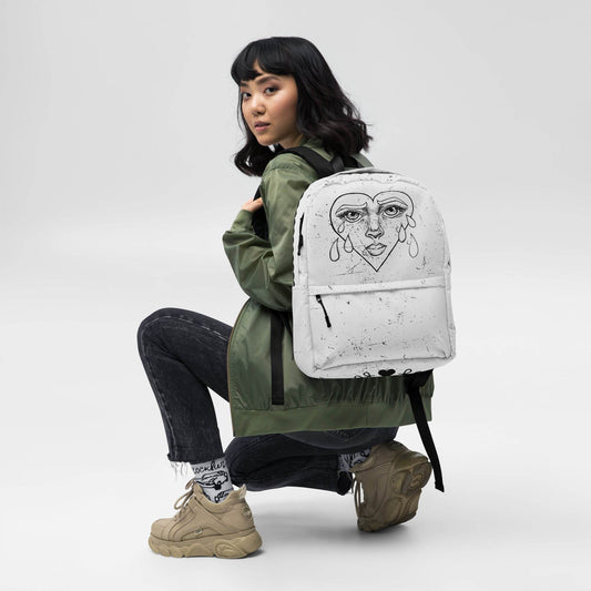 Crybaby Heart Backpack - Mung Bean!
