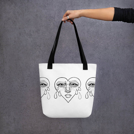 Crybaby Heart Tote bag - Mung Bean!