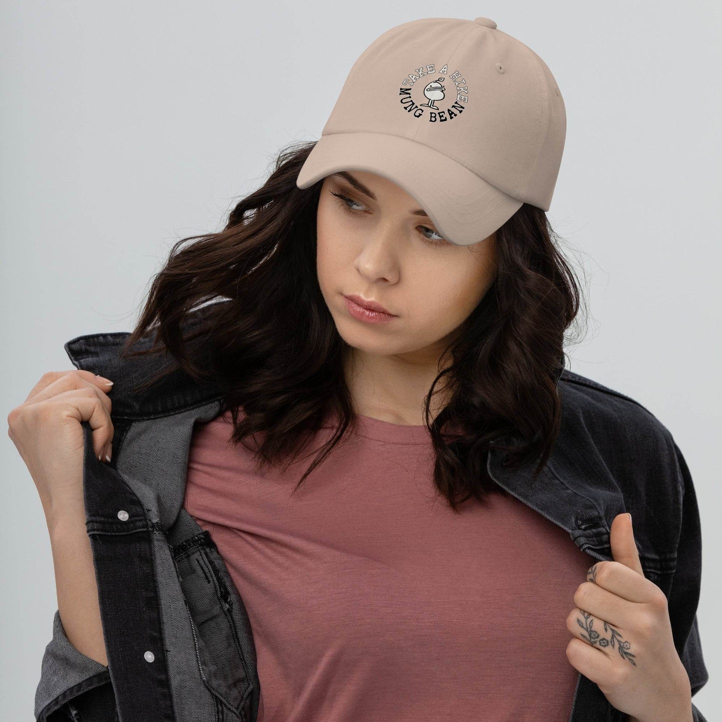 Take A Hike Mung Bean Dad Hat - Mung Bean!