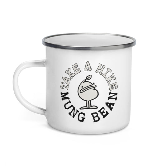 Take A Hike Mung Bean Enamel Mug