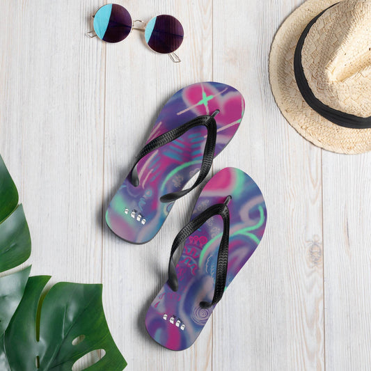 Summer Sorbet Flip-Flops - Mung Bean!