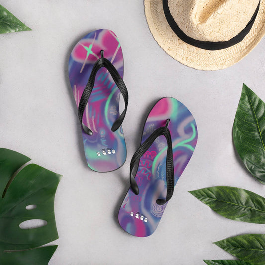 Summer Sorbet Flip-Flops - Mung Bean!