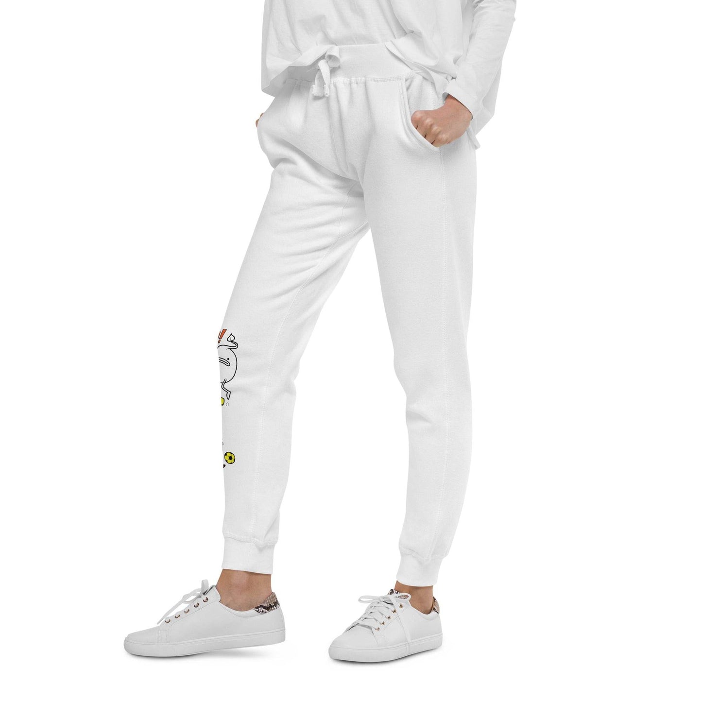 Fleece Mung sweatpants - Mung Bean!