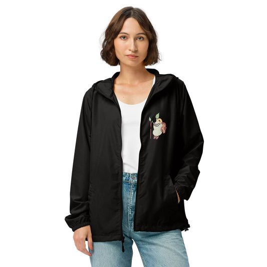 Take A Hike Mung Bean Zippered Windbreaker - Mung Bean!