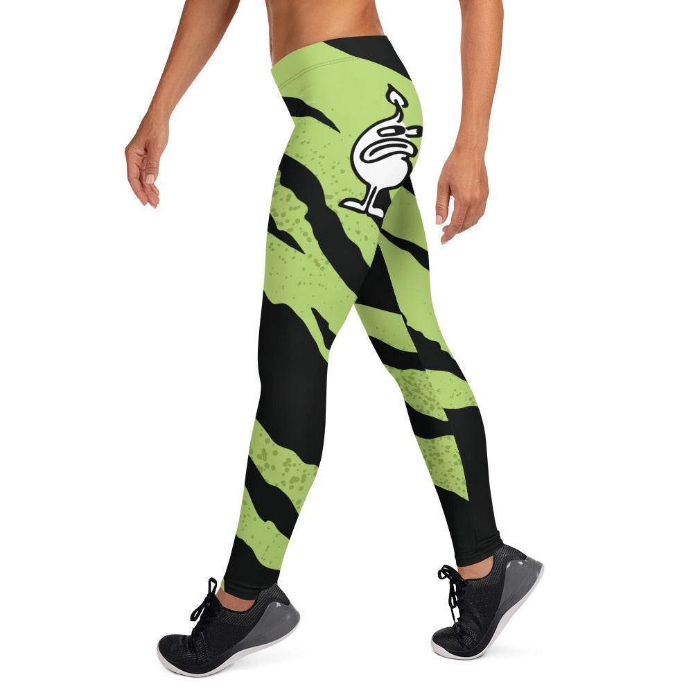 Green Tiger Mung Leggings - Mung Bean!