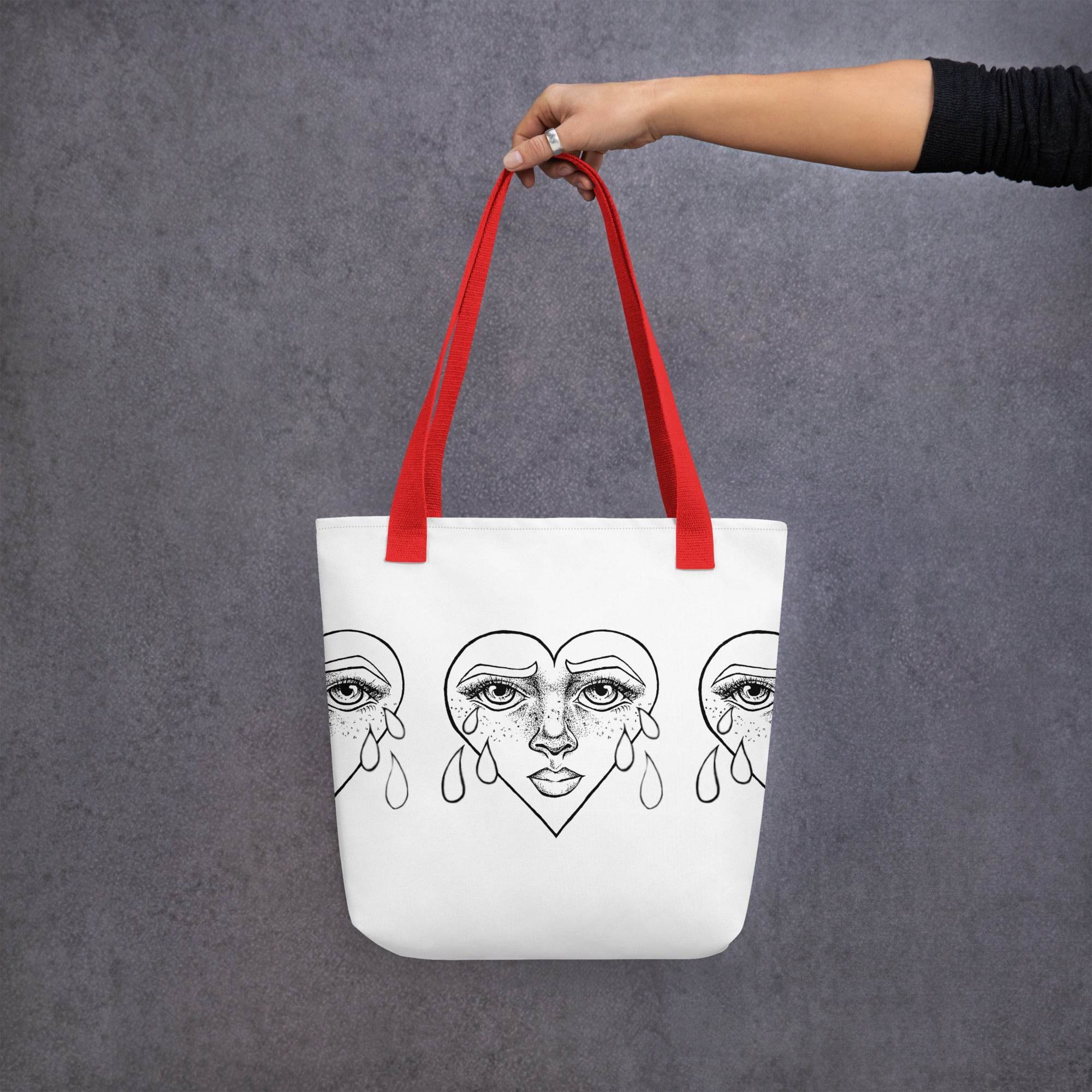Crybaby Heart Tote bag - Mung Bean!