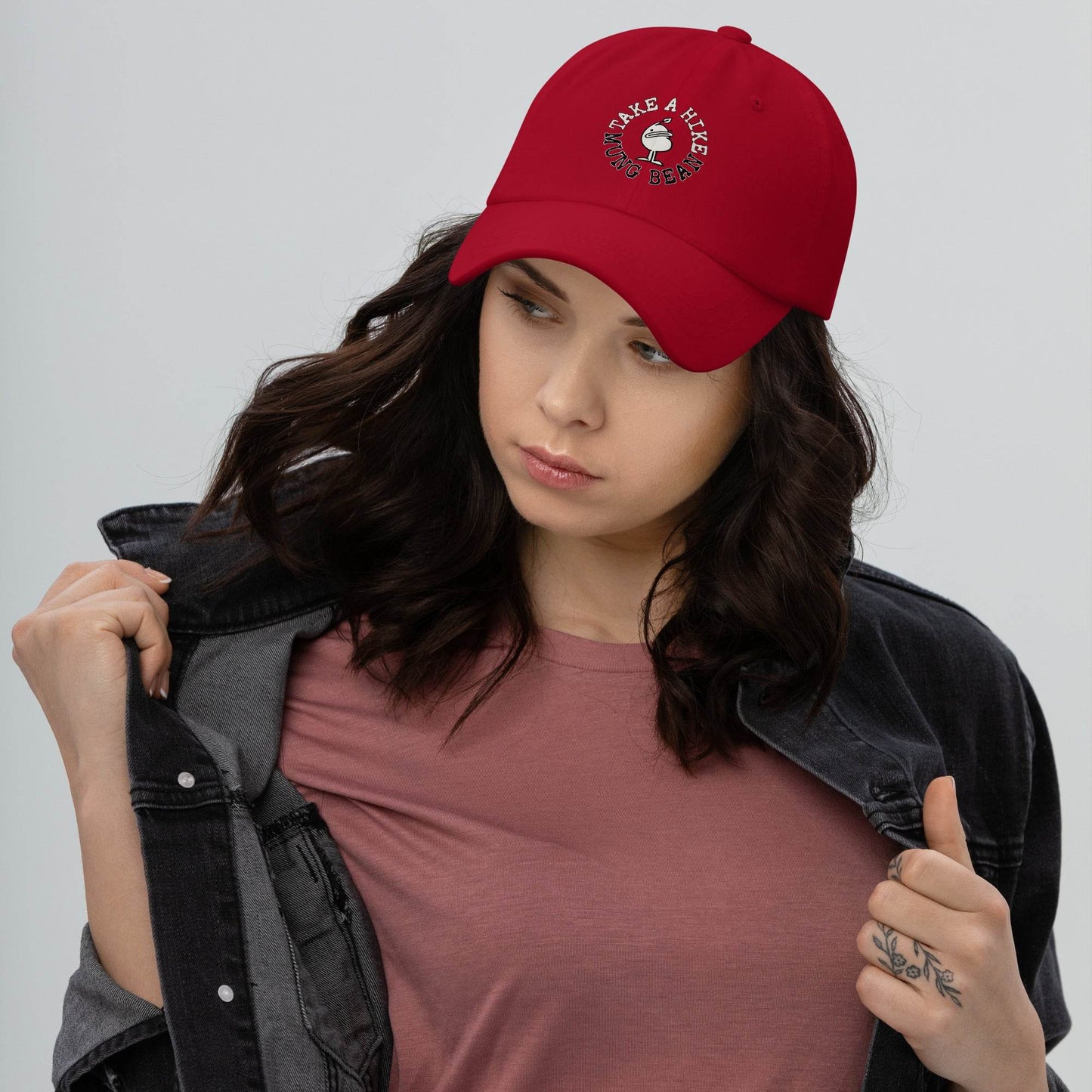 Take A Hike Mung Bean Dad Hat - Mung Bean!