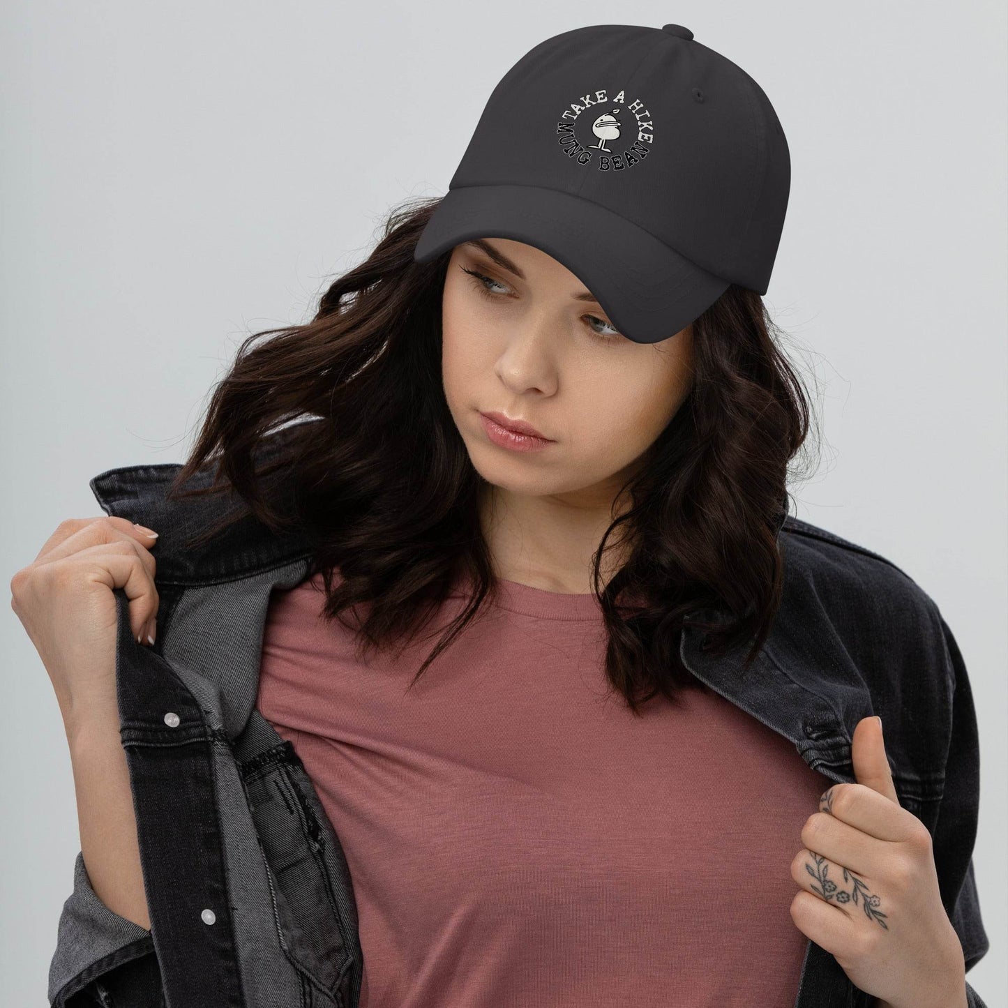Take A Hike Mung Bean Dad Hat - Mung Bean!