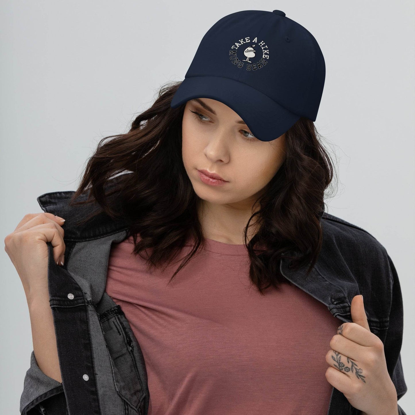 Take A Hike Mung Bean Dad Hat - Mung Bean!