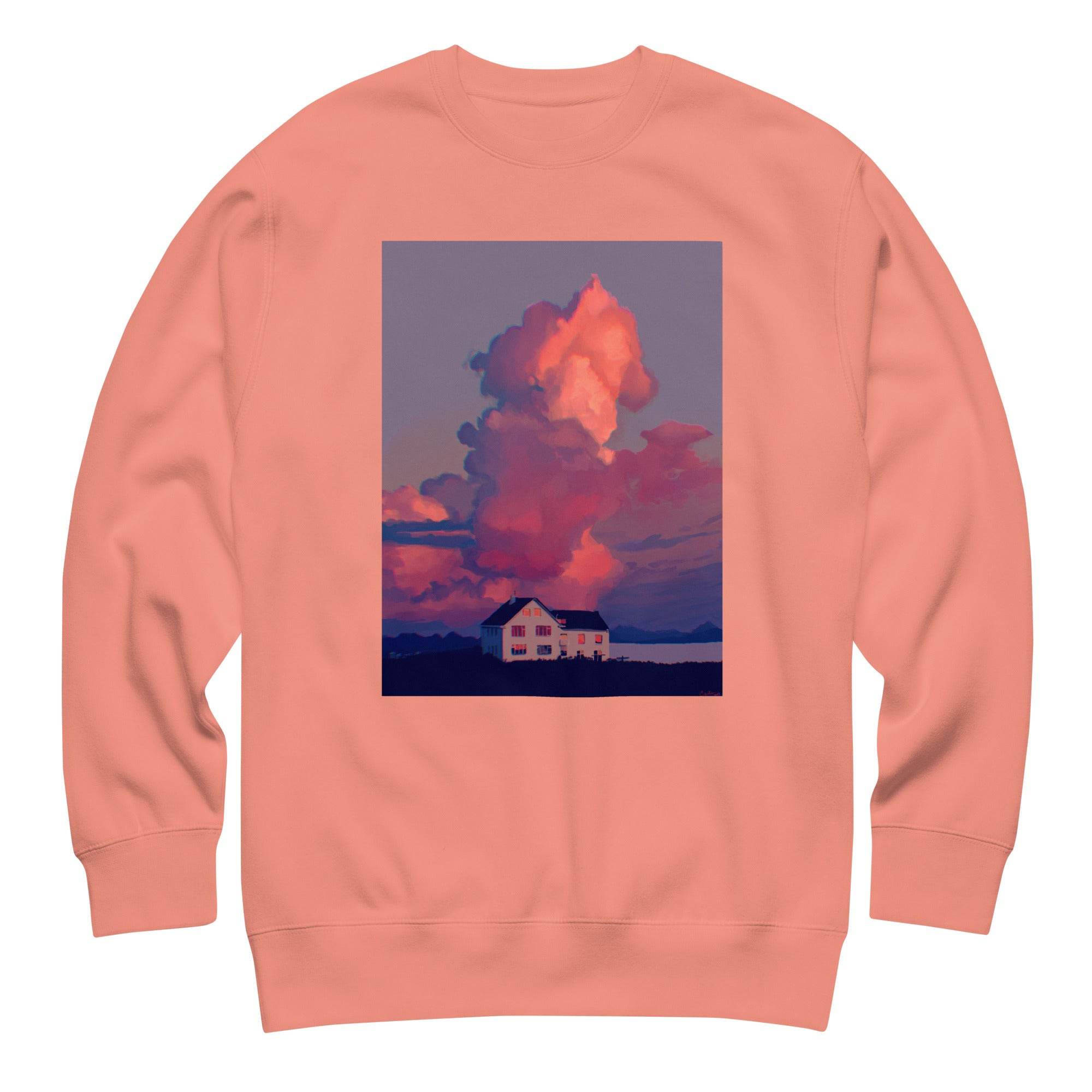 Summer Breezin' Unisex Premium Sweatshirt - Mung Bean!